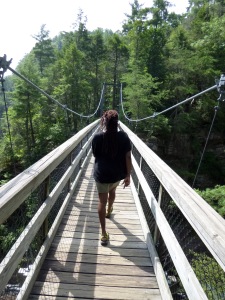 Monica suspension bridge